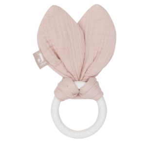 Jollein bijtring bunny ear | Wild Rose